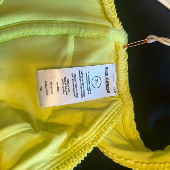 Good American Rippled Yellow Bikini - Picture 3 of 4
